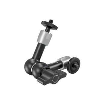 SmallRig 2065 Arm - 14cm on musta ja hopeinen säädettävä maginen käsivarsi, jossa on pallonivelet ja kiristysnupit ja joka sopii ihanteellisesti kameroiden tai lisävarusteiden kiinnittämiseen erilaisiin laitteisiin.